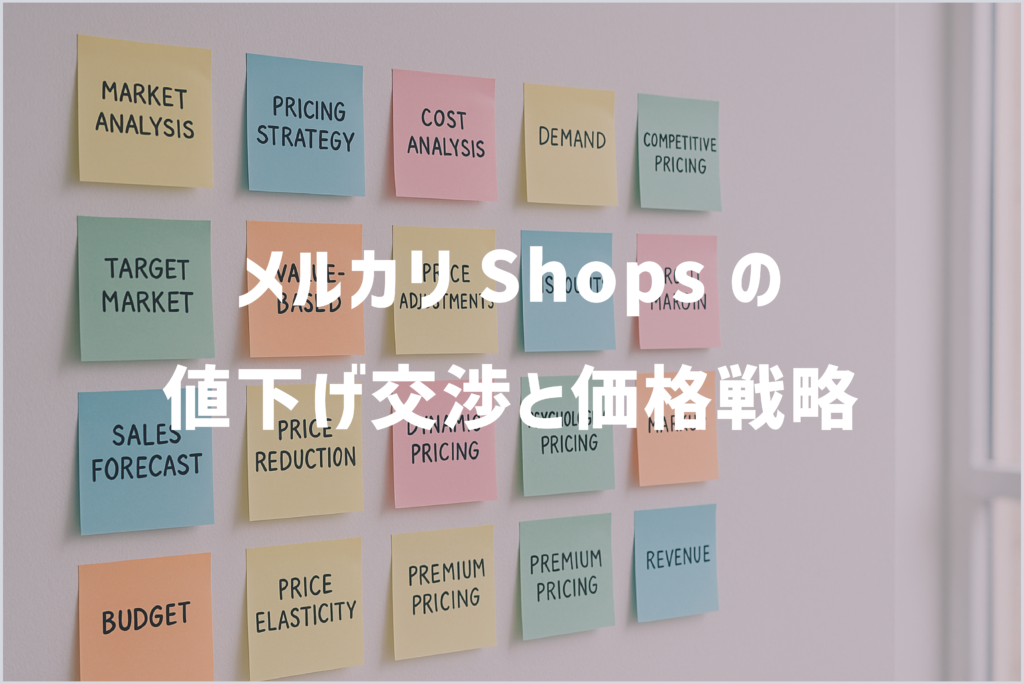 メルカリShopsの値下げ交渉と価格戦略｜Furimaruを活用した売上